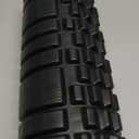 5 in1 Foam Roller Set, Trigger Point Foam Roller, Massage Roller Stick, Massage Ball, Resistance Band for Deep Muscle Massage Pilates Yoga,Fitness Exercise for Whole Body (Black-Red)