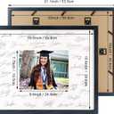 GraduatePro 16x20 Signature Picture Frame Board for 8x10 Photo with Signable Mat for Birthday Party Graduation Wedding Guest Book
