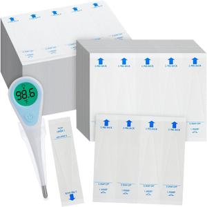 Juvale Disposable Thermometer Covers - 300 Pack - Probe Covers for Digital Thermometer & Oral & Rectal Sleeves - Fits Most Models for Kids & Adults