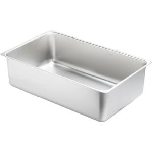 CURTA 6-Inch Deep Spillage Pan, Full Size, Heavy Duty, 18-8 Stainless Steel, NSF Listed, 21" D x 13" W x 5.91" H, 21 Gauge