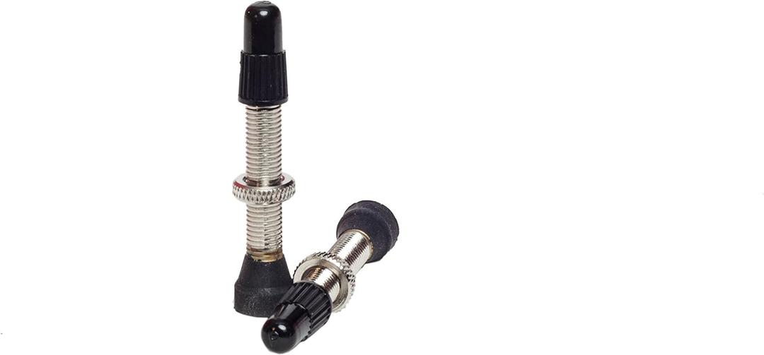 Stans-No Tubes 35mm Presta Universal Valve Stem (Carded Pair for Mountain) (Silver)