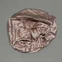 ZIMASILK 22 Momme 100% Mulberry Silk Shower Cap for Women Hair Care, Silk Hair Wrap for Sleeping (One Size, Pink)