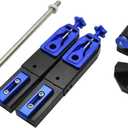 Motorcycle Rear Fork Extension Device Suspension Refit Flat Forks Assy Compatible with Honda Grom MSX125 (Blue)