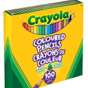 Crayola Colored Pencils, Assorted Colors, Set Of 100 Pencils