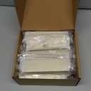 Goldenwarm 25 Pack Gold Finger Edge Pulls Drawer Finger Pulls Champagne Gold Kitchen Hardware Handles Bedroom Dresser Drawers,3-3/4in Hole Center