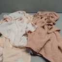 2 Pack Muslin Cotton Nursing Cover for Breastfeeding, Privacy Breathable Breastfeeding Cover Cover up with Arch Neckline for Mom, 100% Cotton Nursing Apron, Floral and Pink