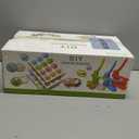 Button Maker Machine Multiple Sizes, DIY Pin Maker Button Press Machine 1.25+2.25+3 Inch, Removable Badge Press Kit with 300 Pcs 32mm+58mm+75mm Badge Supplies&Circle Cutter