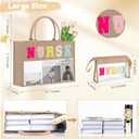 Nurse Sister Teacher Aunt Bag Set with Transparent PVC Window Gifts for Nurse Sister Teacher Aunt Gifts Stuff