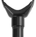 Electric Scooter Front Fork Assembly Compatible with 4 Pro, Steel Wheel Bracket Replacement Part for Repair, Black Frame Component for Outdoor