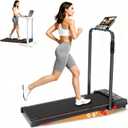 Walking Pad Treadmill with Incline and Handle Bar, 7.5MPH Under Desk Foldable Treadmill for Home with Remote LED Display Exercise Machine for Office Small Spaces