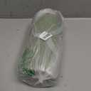 Knife Block without Knives, OLULU Universal Round Knife Block Holder, Spacing Saving Knife Storage Organizer Stand Rack for Countertop (Stylish Green+Yellow Color)