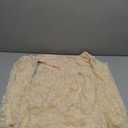 Saslax Lace Off Shoulder Doubly Split A-line Skirt Maternity Dress Soft Stretchy Pregnancy Prop Maxi Gown for Photoshoot Champagne X-Large