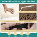 NZDWZDN Non-Slip Neck Pillow for Recliner with Elastic - Head Pillow for Recliner Supportive Memory Sponge Cushion with Soft Velvet Cover for Neck Relief While Working,Studying and Playing(Brown)