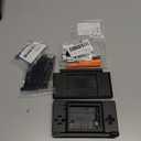 eXtremeRate Black Replacement Full Housing Shell for Nintendo DS Lite, Custom Handheld Console Case Cover with Buttons, Screen Lens for Nintendo DS Lite NDSL - Console NOT Included