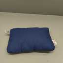 Pro Goleem Small Pillow 11"x7"x2.5" for Travel and Camping with Name Tag Mini Tiny Pillow for Room Couch Sofa Chair and Outdoor Car Air Nap Neck Lumbar Knee Rest Pillows, Navy Blue