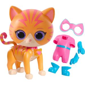Just Play Disney Junior SuperKitties Cat-Tastic Transforming Ginny Lights and Sounds Figure, Kids Toys for Ages 3 Up