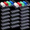 Yulejo 10/15/20 Pieces Poker Chip Holder Poker Chip Trays Acrylic Rack Chips Holder Accessories for Casino Game, Each Holds 100 Chips