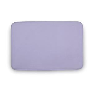 Plain Color Solid Pastel Light Purple Bathroom Rugs Non Slip & Soft Bath Mat Carpets for Bathroom, Entryway & Kitchen 16 x 24inch