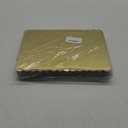Tebery 20 Pack Rectangle Cake Board Disposable Cardboard Cake Bases, 14x10 Inch Gold Foil Quarter Cake Sheet for Baking Cake Pizza Pastry Party Decorate, Grease Proof and Moisture Resistant
