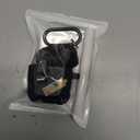 for Google Pixel Buds Pro 2/Pro Case Cover with Lock Clip & Cleaner Pen 2024/2022, Shockproof Protective Hard Shell Skin with Carabiner Men Women - Black