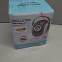 Joyfuture Automatic Bubble Machine, Black Bubbles Blower for Kids, Toddlers - 360 Rotation, 75 Adjustment, with LED Light - Gifts for Boys, Girls, Outdoor, Birthday, Party