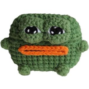 Yatchen Furry Case for AirPods Pro 3,Funny Cute 3D Cartoon Plush Kawaii Sausage Mouth Frog Fluffy Soft Warm for AirPods Pro 3rd Generation Case Carrying Charging Box with Keychain Protector