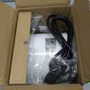 HG Power 6 Inch Exhaust Fan, 308CFM Wall Exhaust Fan for Kitchen, Metal Extractor Fan for Attic, Garage, Window Ventilation, HVAC System (White)