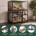Alotiki 120 Gallon Reptile Tank Stand 48"x24" with Power Outlet(Only Stand)