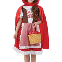 fun shack Red Riding Hood Costume for Girls - Classic Fairy Tale Outfit for Dress Up, Parties, and Halloween Events Small