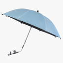 Baby Pram Umbrella with Adjustable Universal Clamp,Children Buggy Sun-Proof Parasol with Clip On UPF 50+ Great for Pushchair,Strollers
