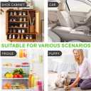 Activated Charcoal Odor Absorber (4x200g Large + 2x75g Small), Bamboo Charcoal Air Purifying Bag, Odor Deodorizer and Eliminator for Cars, Refrigerators, Shoes, Pets, Closets, and More.