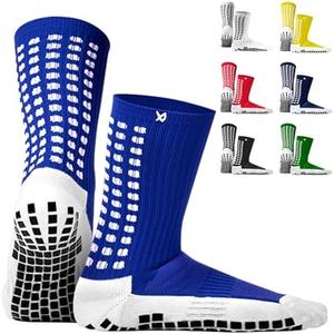 Lux Dual Grip Socks - Soccer Grip Socks for Men and Women. GripArray Performance & Comfort