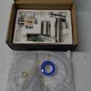 Purrfectzone Bidet Sprayer for Toilet, Handheld Sprayer Kit, Cloth Diaper Sprayer Set - Easy to Install - Stainless Steel