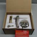 Keyless Entry Keypad Deadbolt  Digital & Mechanical Door Lock, No Low Power Risk (Silver)