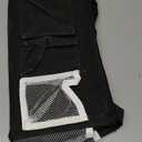 Loghot Bedside Caddy/ Bedside Storage Bag Hanging Organizer for Bunk and Hospital Beds, Dorm Rooms Bed Rails, Can be Placed Glasses, Books, Mobile Phones, Keys (Black)