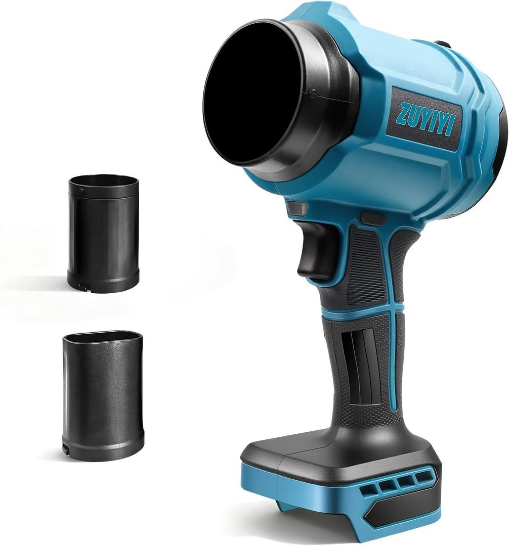 Cordless Mini Jet Dry Blower for Makita 18V Battery(NOT Included), Brushless Leaf Blowers 40000 RPM 475 MPH, Handheld Turbofan Air Blower w/Extended Nozzle for Lawn Care, Patio Cleaning, Dust