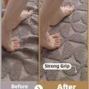 Color&Geometry Rug Pad Gripper,Non Slip Rug Pad for Hardwood Floor Protection,Easy to Cut Anti Skid Mat Under Carpet 47"x71" (3'11" x 5'11" (Rectangular), White)