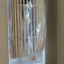 LIGHTLAND 7.9 Inch Wabi-sabi Style Pendant Light, Wooden Hanging Lamp, Vintage Japanese Style Hanging Light, Pendant Lamp for Bedroom, Dining Room, Bar (Pack of 1)