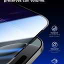 MAGIC JOHN 2 Pack for iPhone 16 Pro Max 6.9 inch Tempered Glass Screen Protector, HD Clear, Bubble Free, Easy Installation, Auto Dust-Elimination