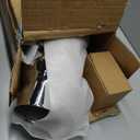 Exhaust Tip, 4 Inch Diesel Exhaust Tip Elbow Tip with clamps, 4 to 6 Inch Exhaust Chrome Exhaust Tips Elbow Polished Diesel Exhaust Tip for Pickup Truck, Car, Truck