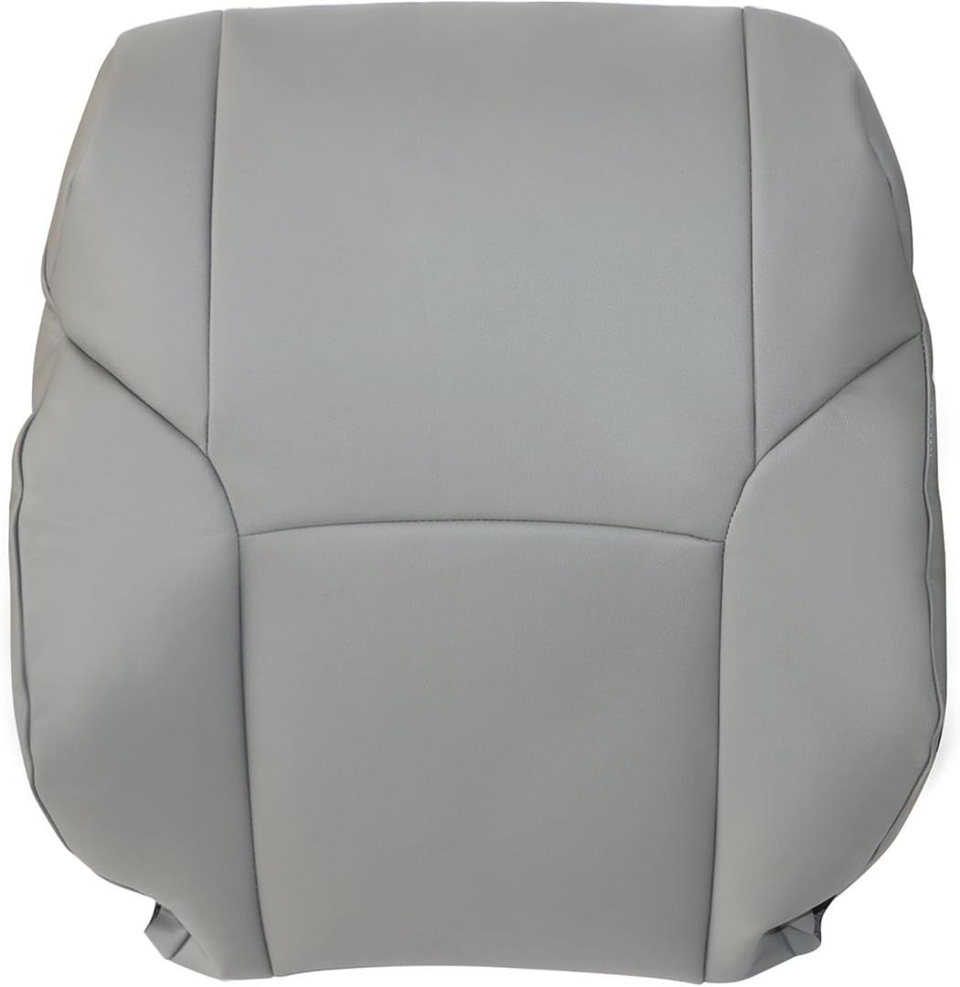 GXARTS Driver or Passenger Side Top Lean Back Replacement Leather Seat Cover Gray Compatible with Toyota 4Runner 2003 2004 2005 2006 2007 2008 2009