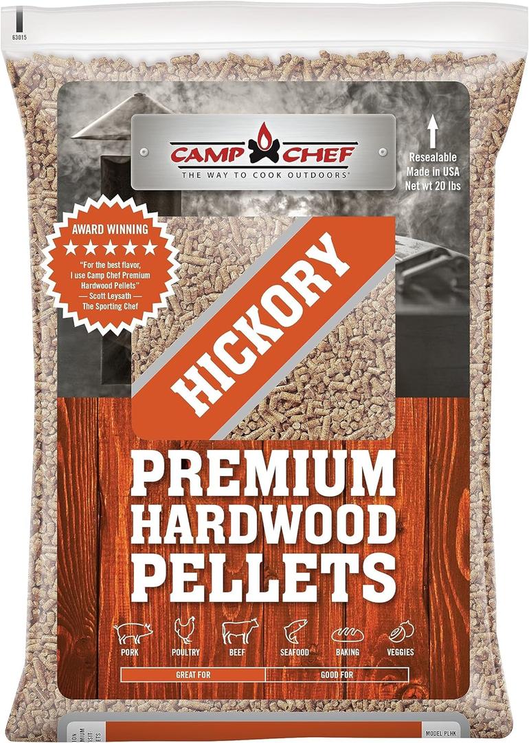 Camp Chef Hickory BBQ Pellets (20-Pound)