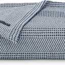 Nautica Blanket Soft Cotton Bedding, Medium Weight for All Seasons, King, Navy