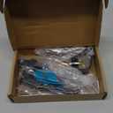 Hurrikom shed Door Latch shed Door Handle with 5-1/2" Stem,shed Door Lock Matching Set Includes 5 Keys forPlayhouses, shed Latch Chicken Coops,Camper, RV, Garage Door(Black)