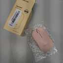 TECKNET Wireless Mouse for Laptop, 2.4G Silent Computer Mouse Quiet Click with 5 DPI Levels,Contoured Grip,Small Portable 30 Months Battery Cordless Mice for PC, Chromebook, Mac  Pink