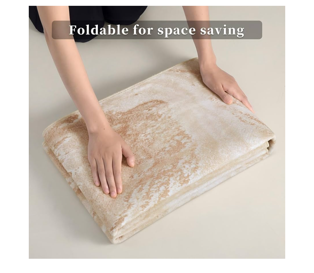 Ciicool Abstract Area Rug Indoor, 2×3 Washable Entryway Rug, Modern Soft Throw Entry Rug with Non-Slip Backing for Bedroom Living Room Entrance, Low-Pile Floor Carpet Doormat Light Brown Beige