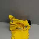 Waterproof Dog Raincoat,Full Coverage 4 Legs Dog Rain Jacket for Small Dogs,Pet Rain Coat with Hood,Reflective Strips&Leash Hole Outdoor Raincoat (Medium（for Weight 5.1-8.1 lb）, Yellow)