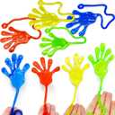 10 Pcs Large Sticky Hands Bulk Party Favors for Kids, Jumbo Stretchy Sticky Hand Toys for Classroom Prizes, Students Favors, Giant Sticky Sensory Toys for Easter Egg Fillers, Goodie Bag Stuffers