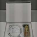 Accguan Matcha Whisk Set, 7pcs - Bamboo & Ceramic, Includes 19 oz Bowl, Whisk, Spoons, Holder, Sifter & More - Perfect for Matcha Lovers (White)