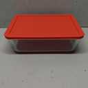 Pyrex Simply Store Glass Food Storage Container, Snug Fit Non-Toxic Plastic BPA-Free Lids, Freezer Dishwasher Microwave Safe, 11 Cup